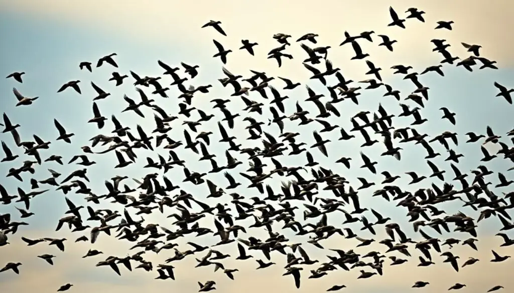 agrupaciones de aves