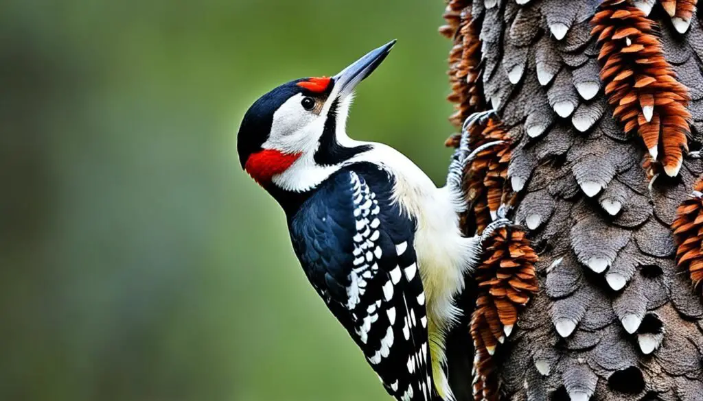 características físicas del pájaro carpintero