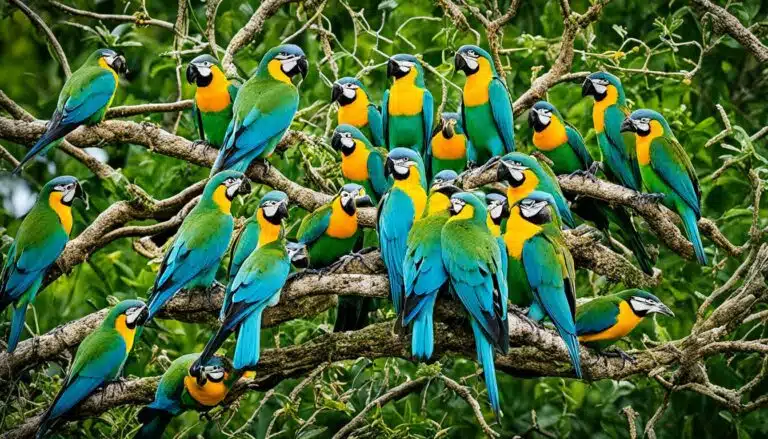 como es el sistema de apareamiento de los pajaros