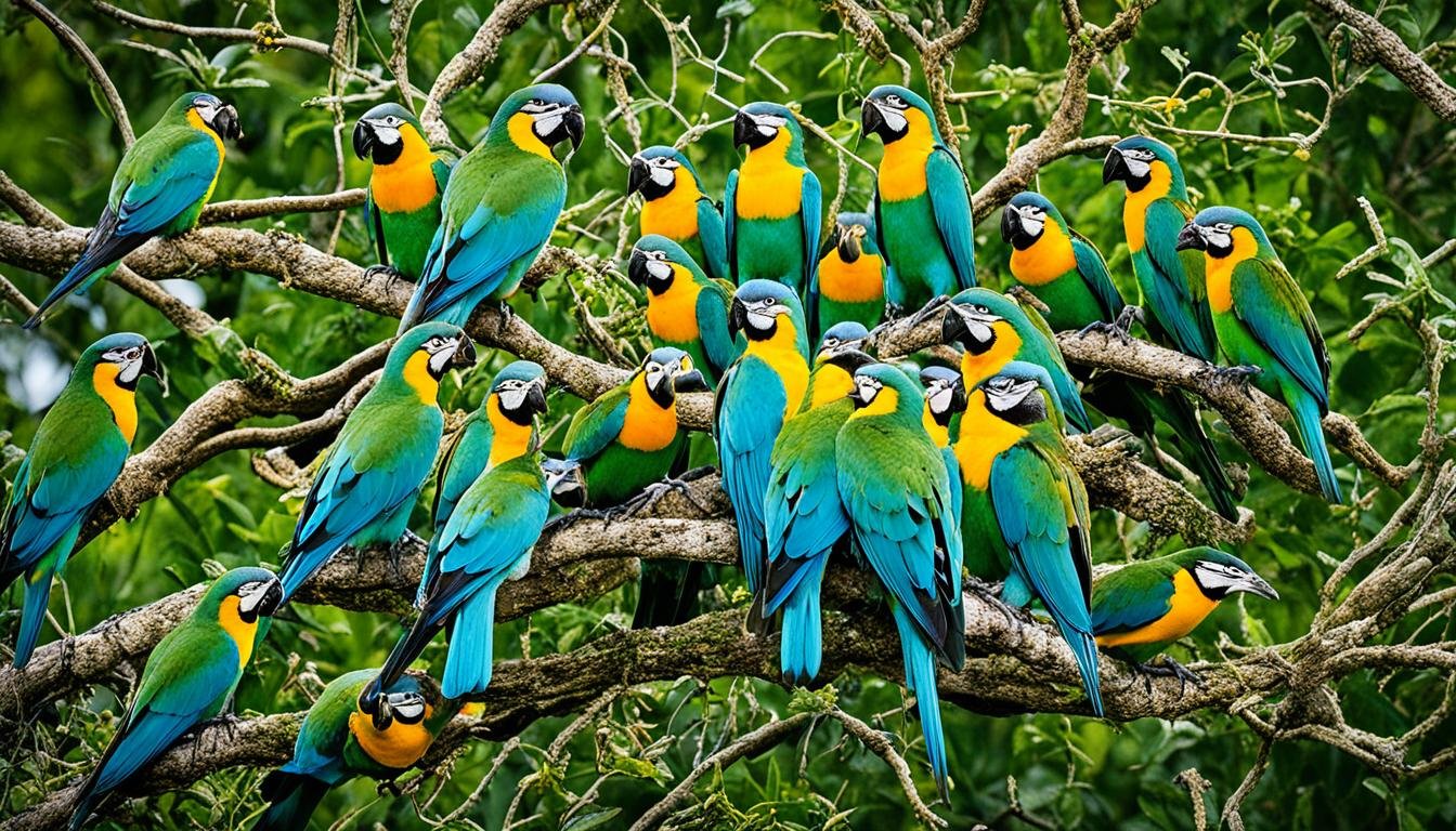 como es el sistema de apareamiento de los pajaros